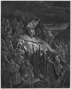Mattathias appelant les réfugiés juifs - Gustave Dore